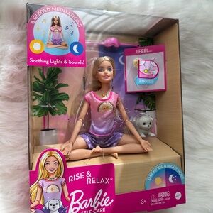 Barbie Rise & Relax Doll with Pink and Purple Outfit